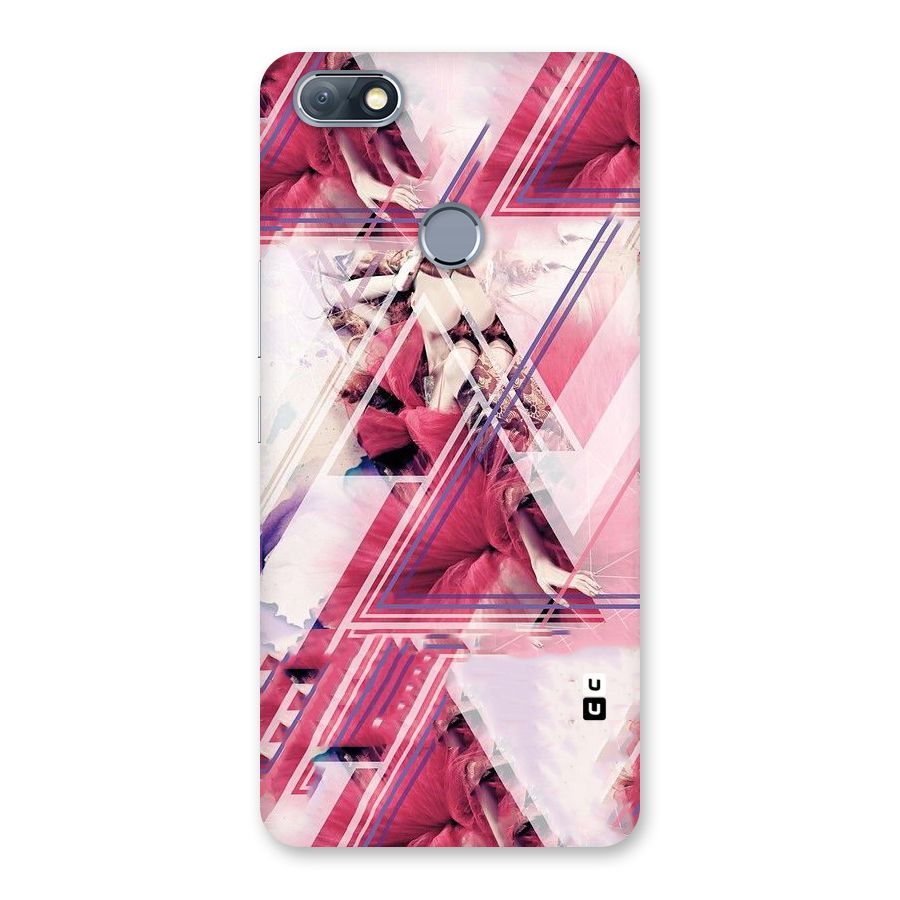 Pink Rose Abstract Back Case for Infinix Note 5