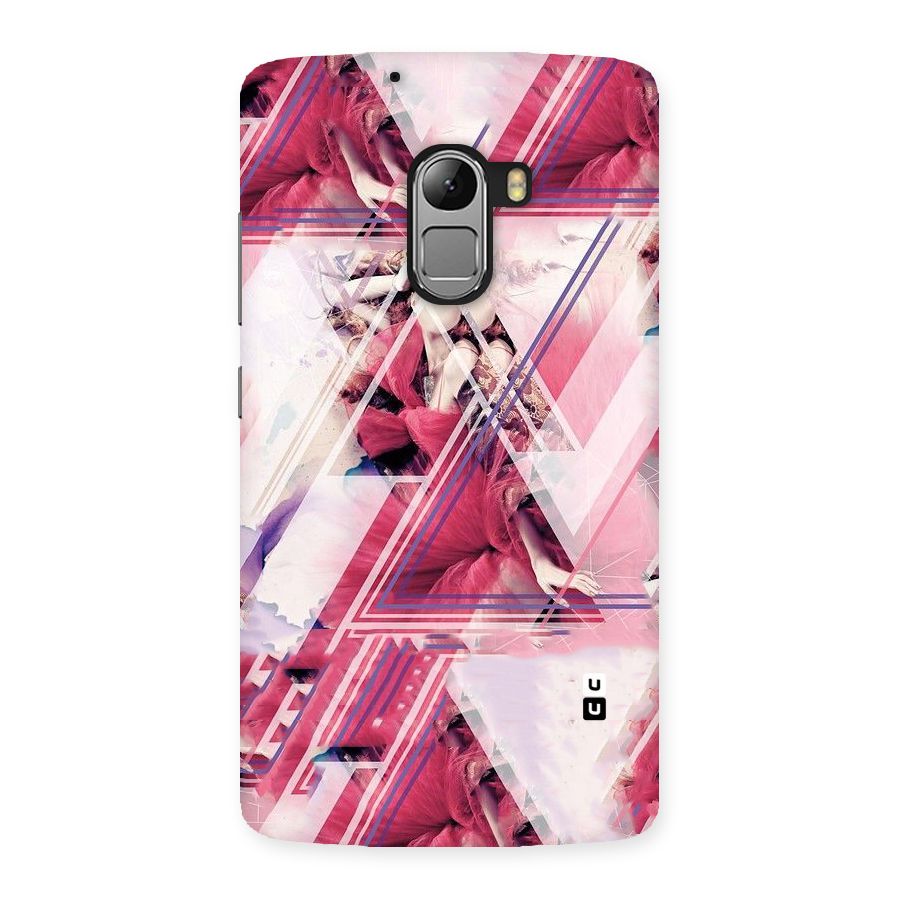 Pink Rose Abstract Back Case for Lenovo K4 Note