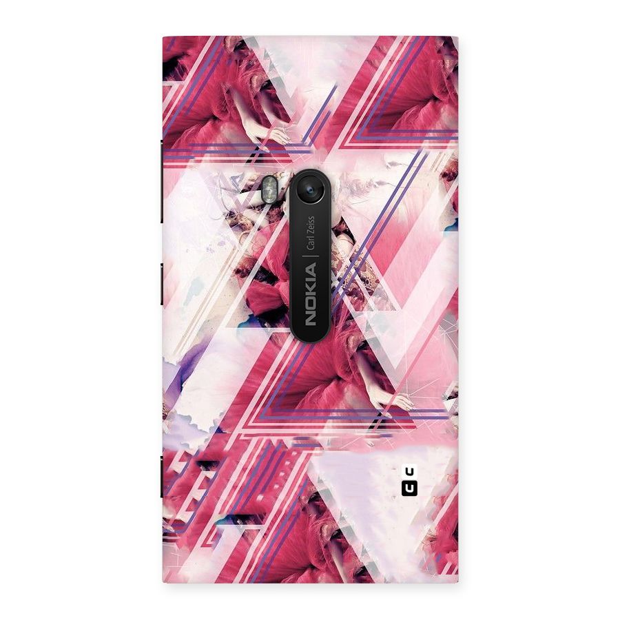 Pink Rose Abstract Back Case for Lumia 920