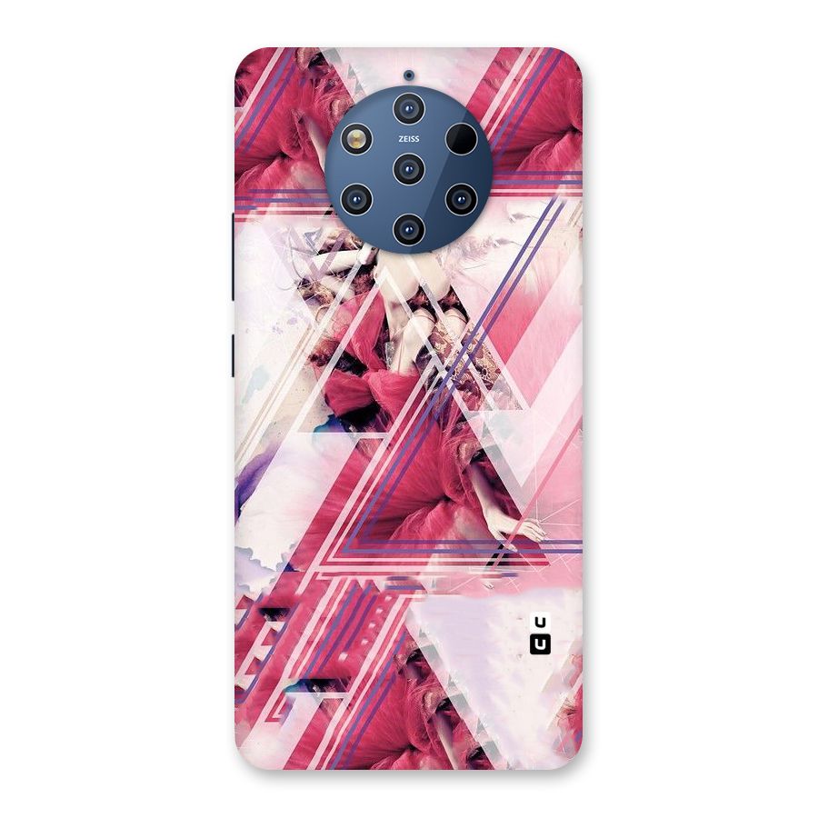 Pink Rose Abstract Back Case for Nokia 9 PureView