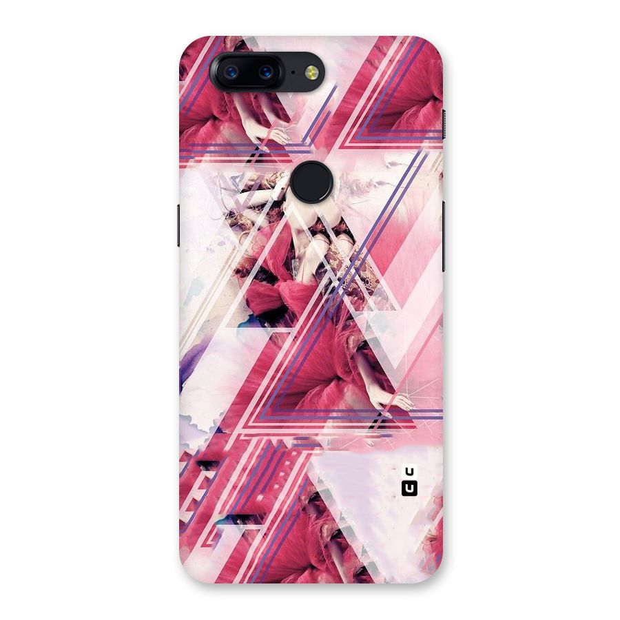 Pink Rose Abstract Back Case for OnePlus 5T