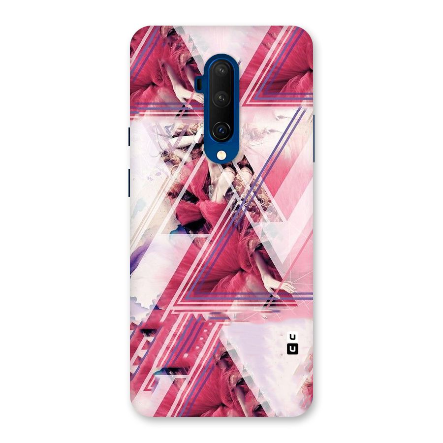 Pink Rose Abstract Back Case for OnePlus 7T Pro