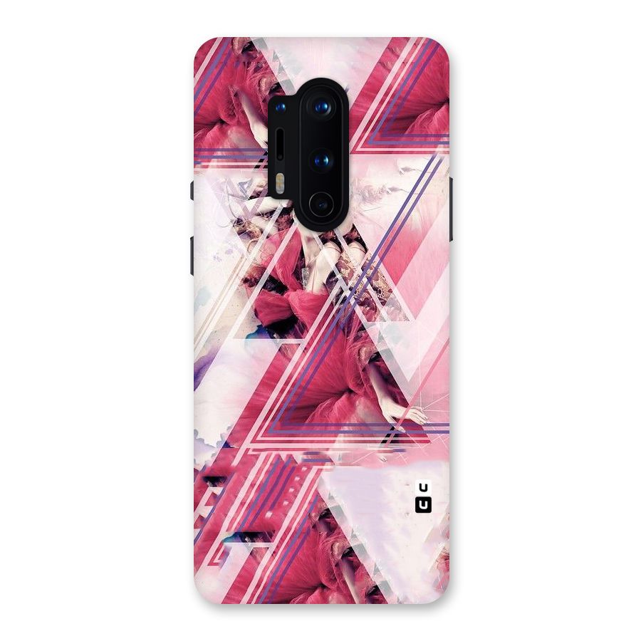 Pink Rose Abstract Back Case for OnePlus 8 Pro