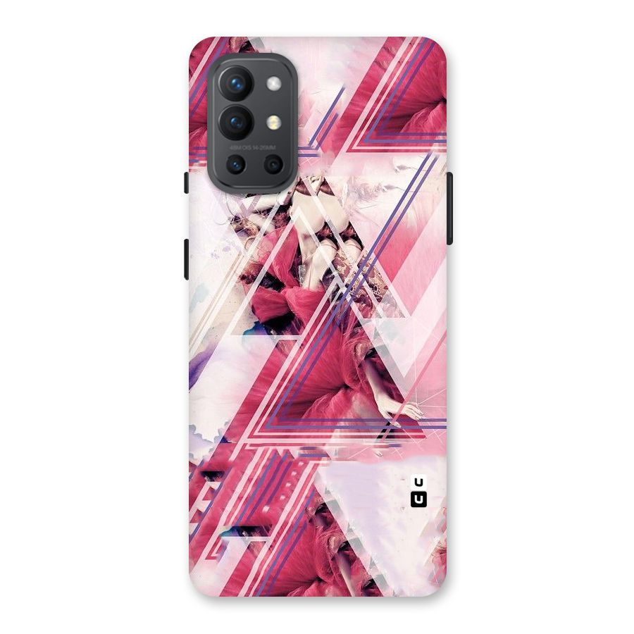 Pink Rose Abstract Back Case for OnePlus 9R