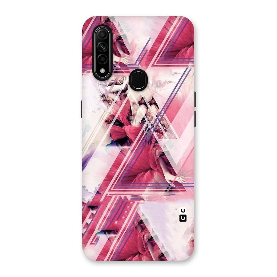 Pink Rose Abstract Back Case for Oppo A31