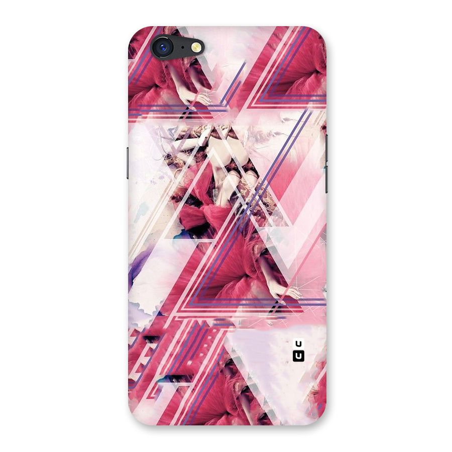 Pink Rose Abstract Back Case for Oppo A71