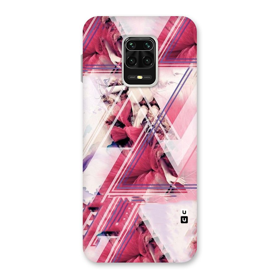 Pink Rose Abstract Back Case for Poco M2 Pro