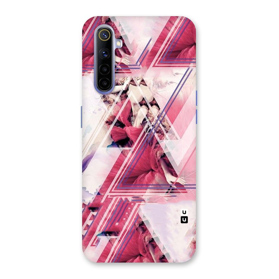 Pink Rose Abstract Back Case for Realme 6i