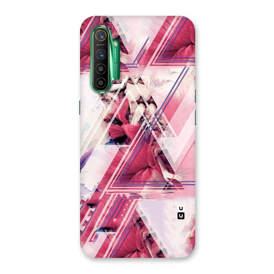 Pink Rose Abstract Back Case for Realme X2