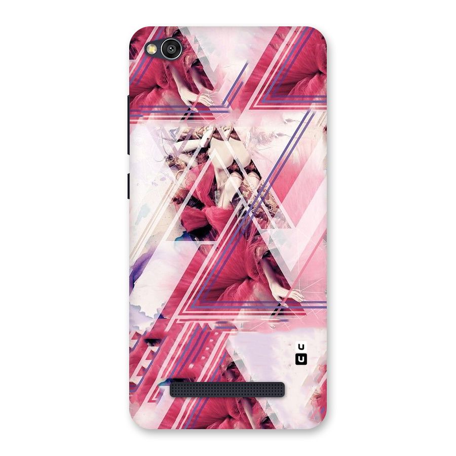 Pink Rose Abstract Back Case for Redmi 4A