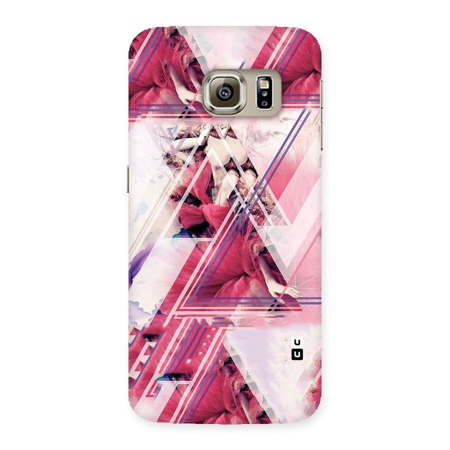 Pink Rose Abstract Back Case for Samsung Galaxy S6 Edge