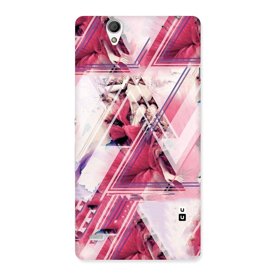 Pink Rose Abstract Back Case for Sony Xperia C4