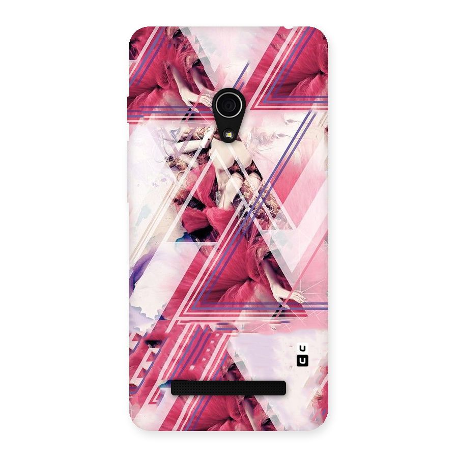 Pink Rose Abstract Back Case for Zenfone 5