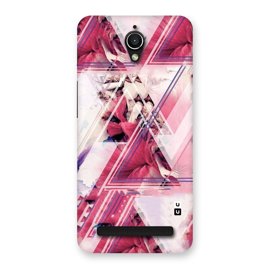 Pink Rose Abstract Back Case for Zenfone Go