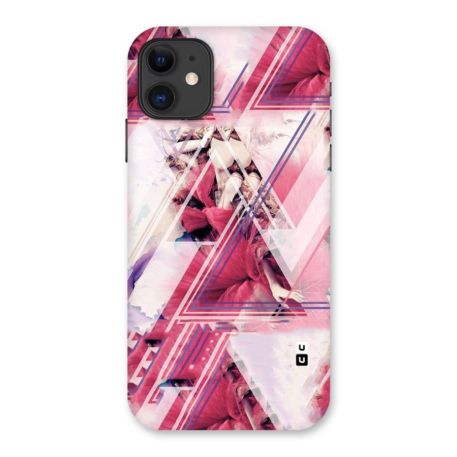 Pink Rose Abstract Back Case for iPhone 11