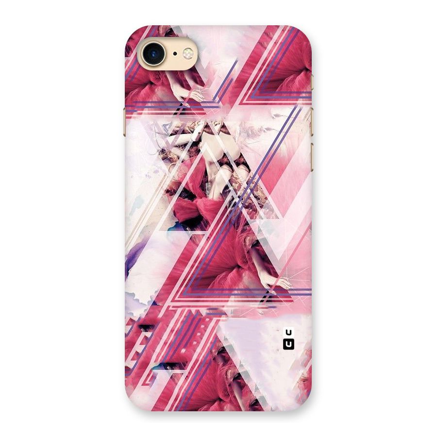 Pink Rose Abstract Back Case for iPhone 7