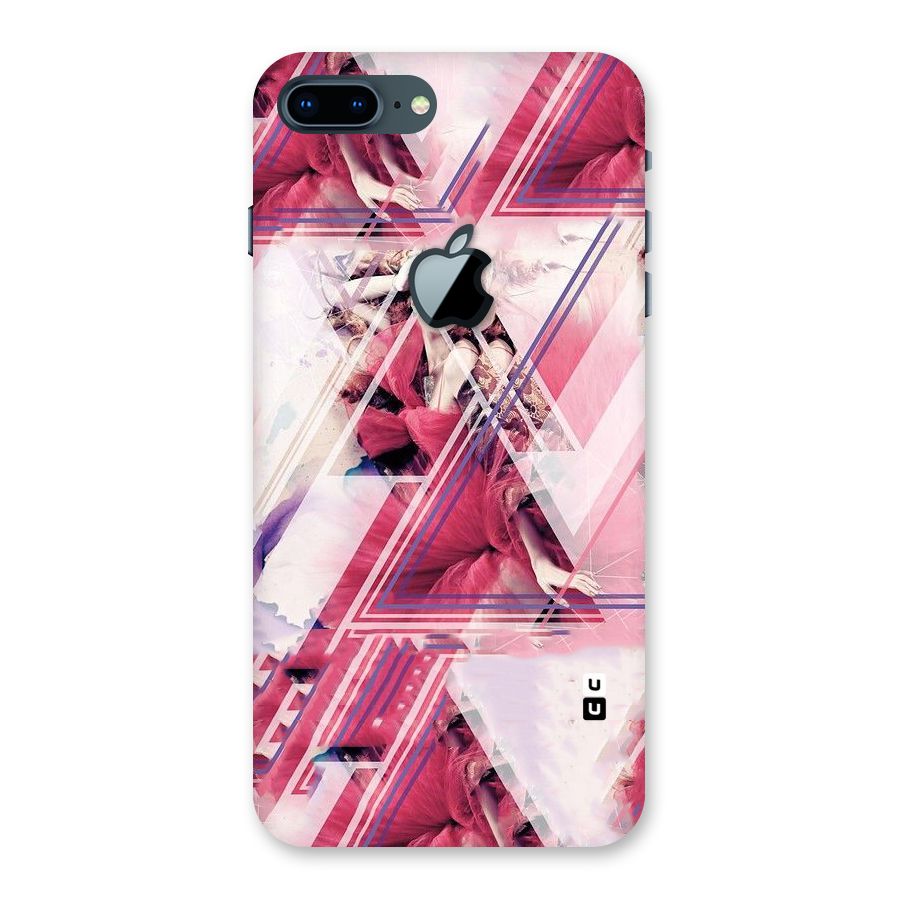 Pink Rose Abstract Back Case for iPhone 7 Plus Apple Cut
