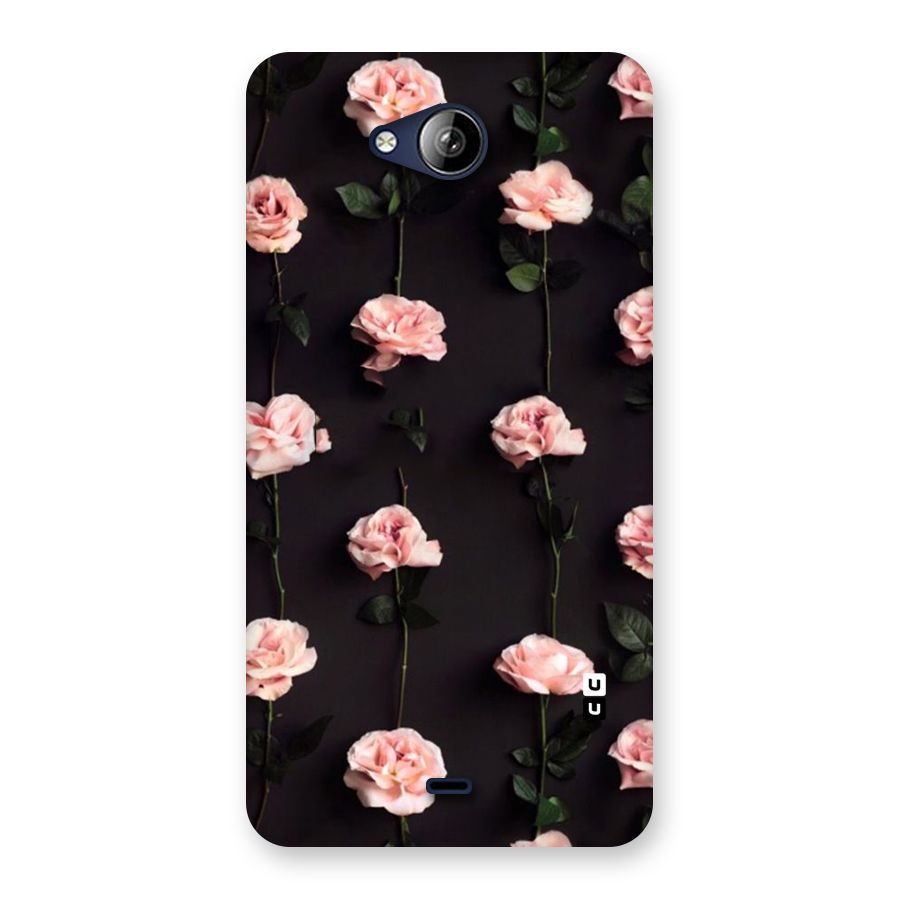 Pink Roses Back Case for Canvas Play Q355