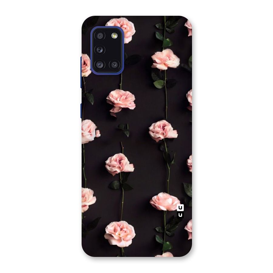 Pink Roses Back Case for Galaxy A31