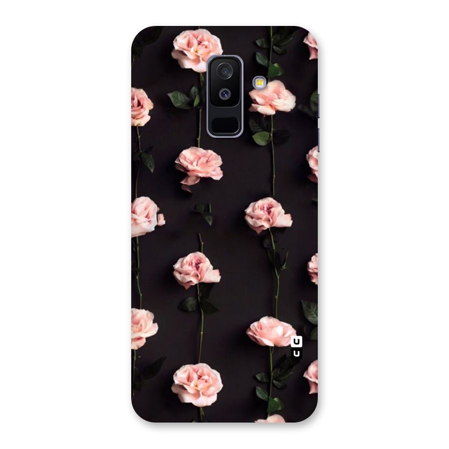 Pink Roses Back Case for Galaxy A6 Plus