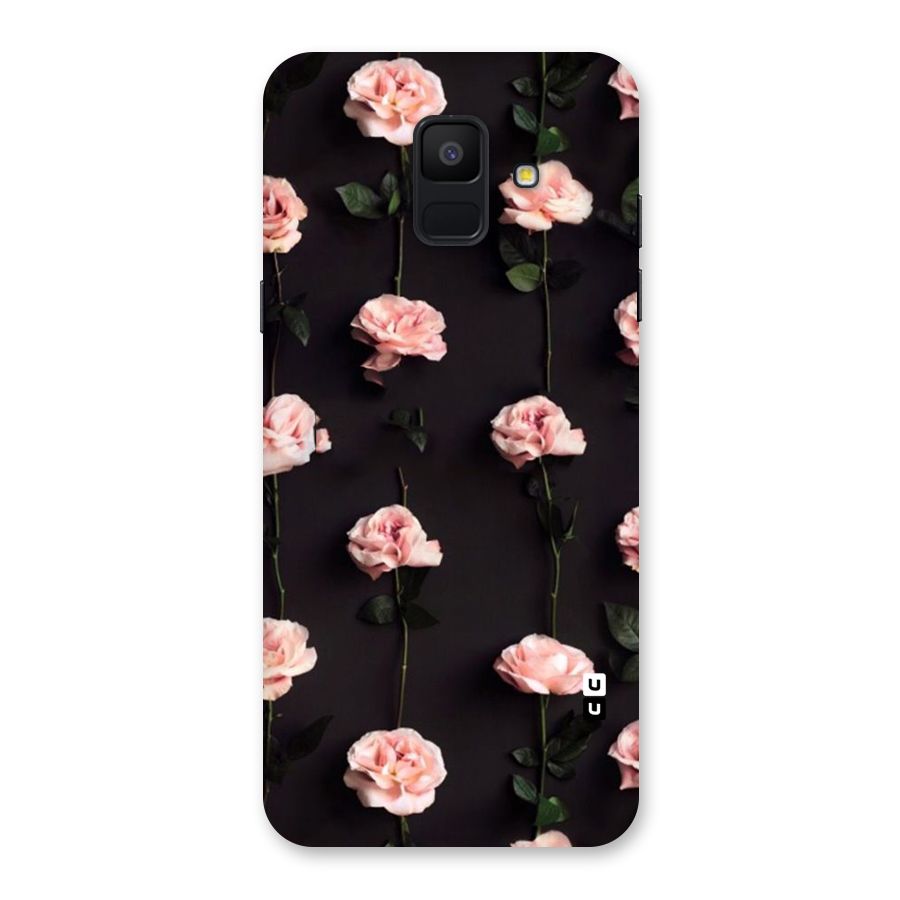 Pink Roses Back Case for Galaxy A6 (2018)