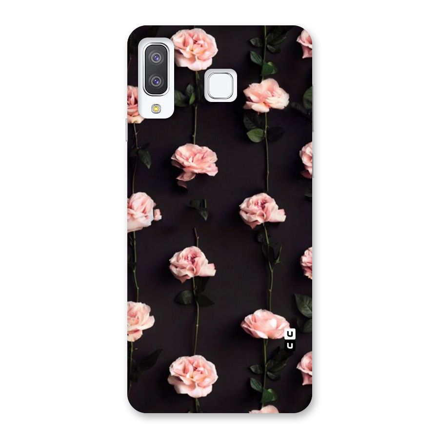 Pink Roses Back Case for Galaxy A8 Star