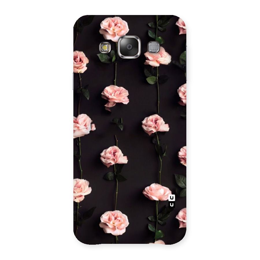 Pink Roses Back Case for Galaxy E7