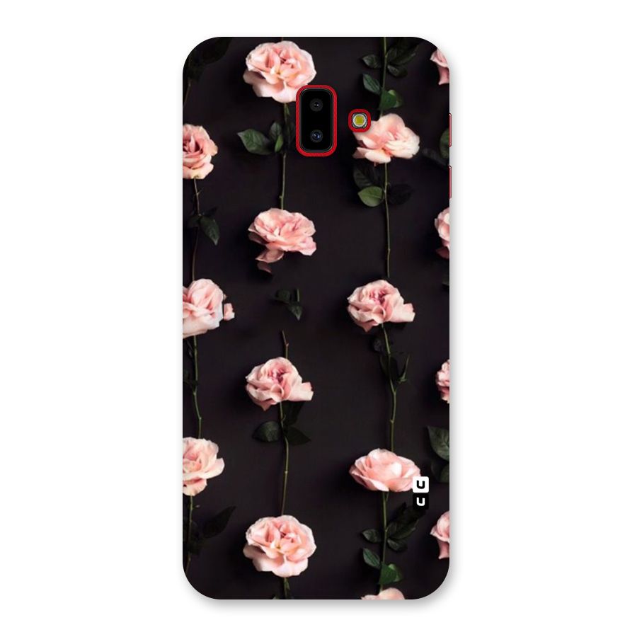 Pink Roses Back Case for Galaxy J6 Plus