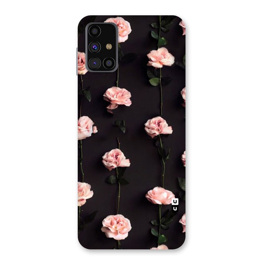 Pink Roses Back Case for Galaxy M31s