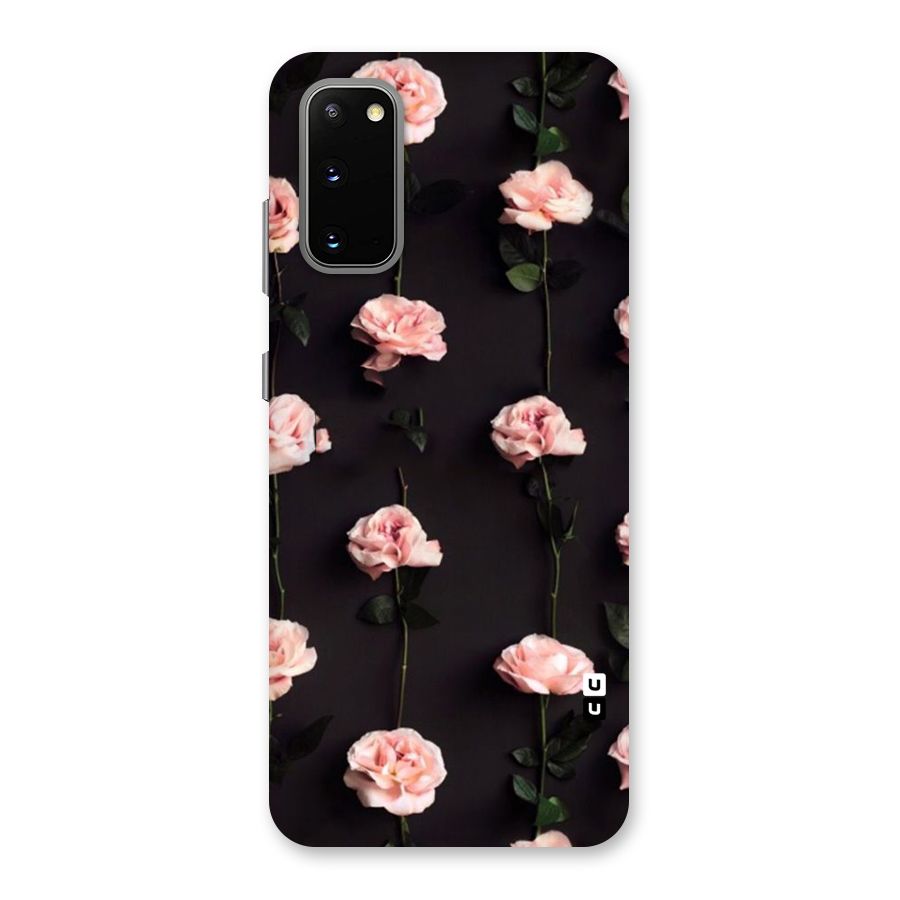 Pink Roses Back Case for Galaxy S20