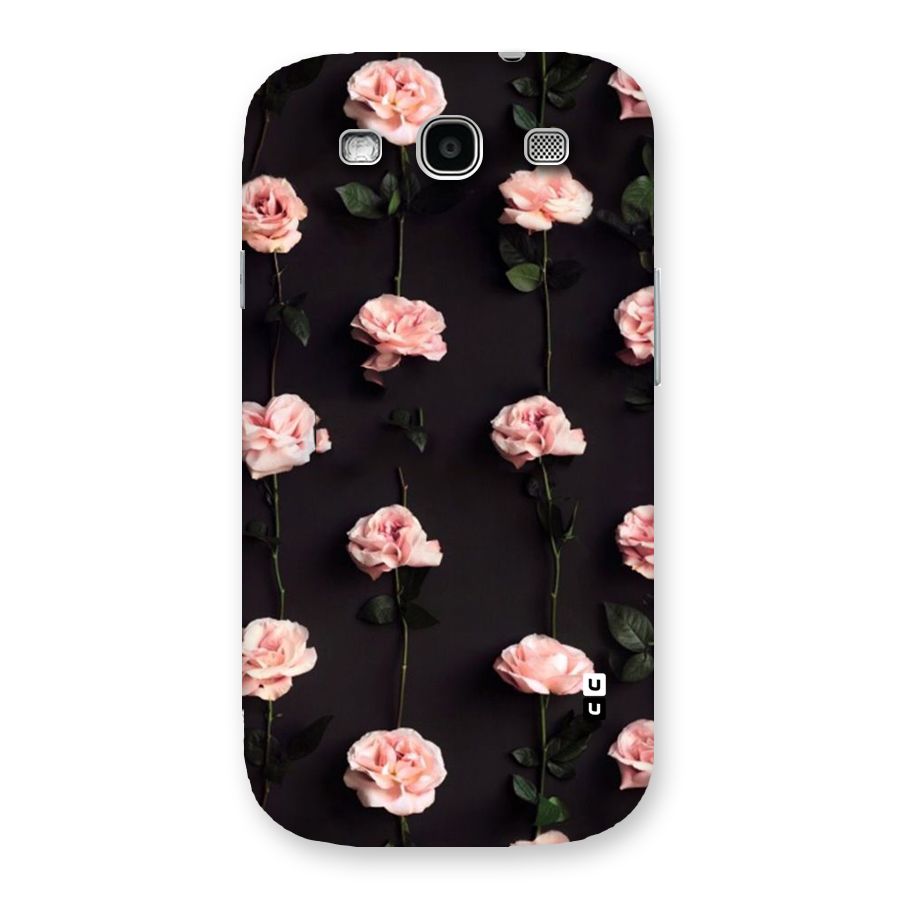 Pink Roses Back Case for Galaxy S3
