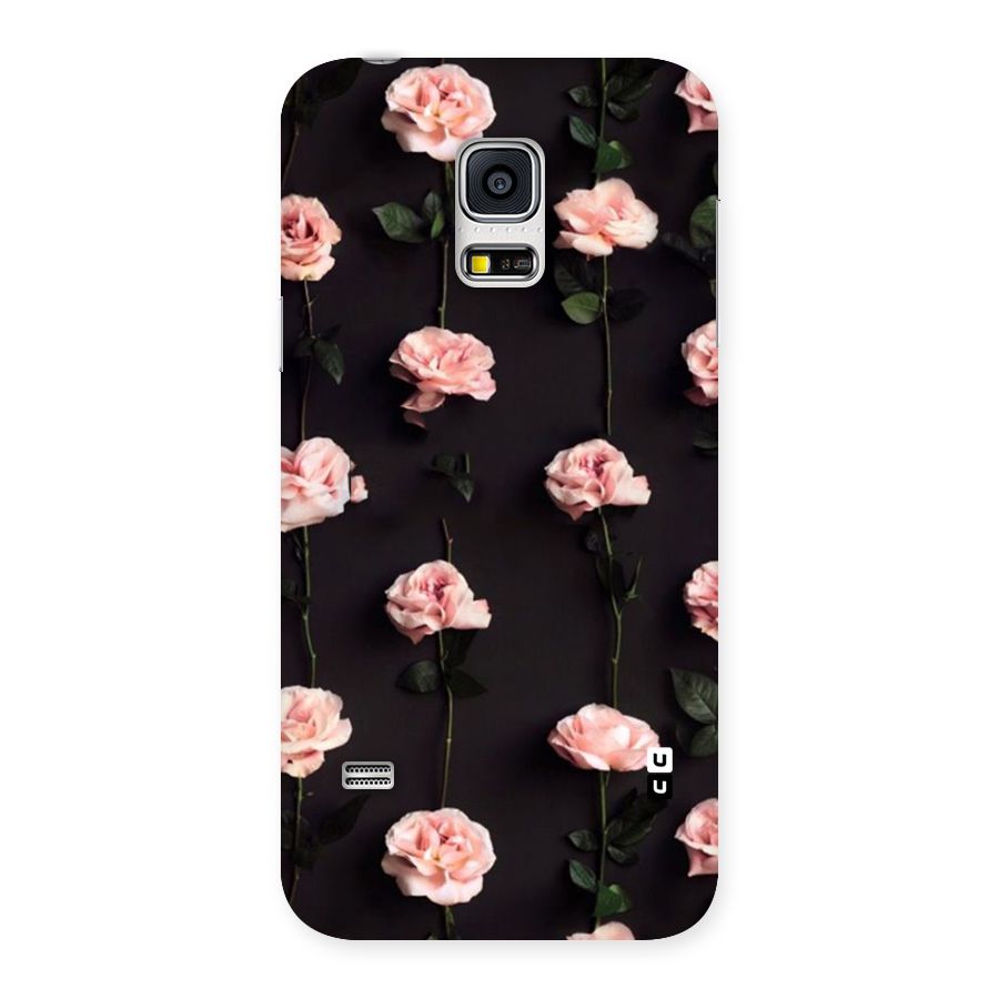 Pink Roses Back Case for Galaxy S5 Mini