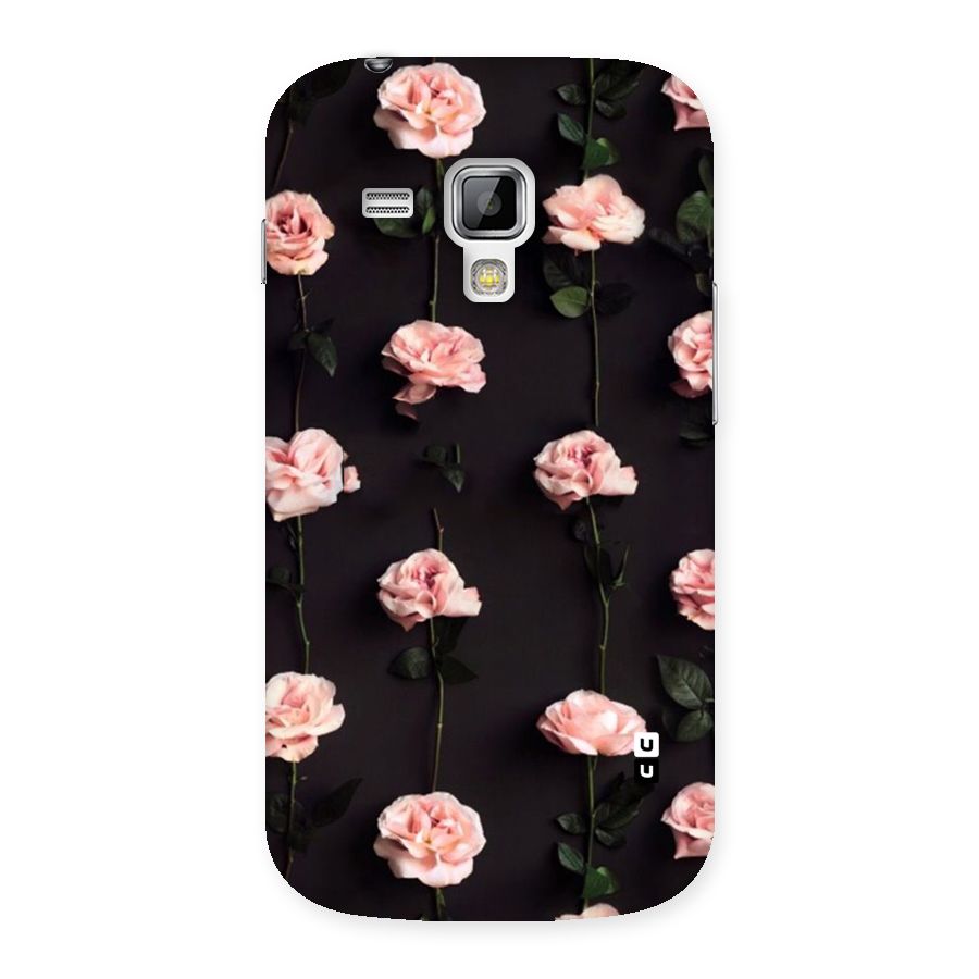Pink Roses Back Case for Galaxy S Duos
