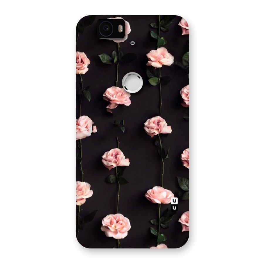 Pink Roses Back Case for Google Nexus-6P