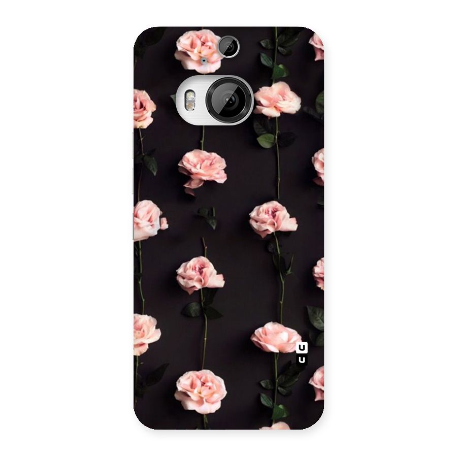Pink Roses Back Case for HTC One M9 Plus