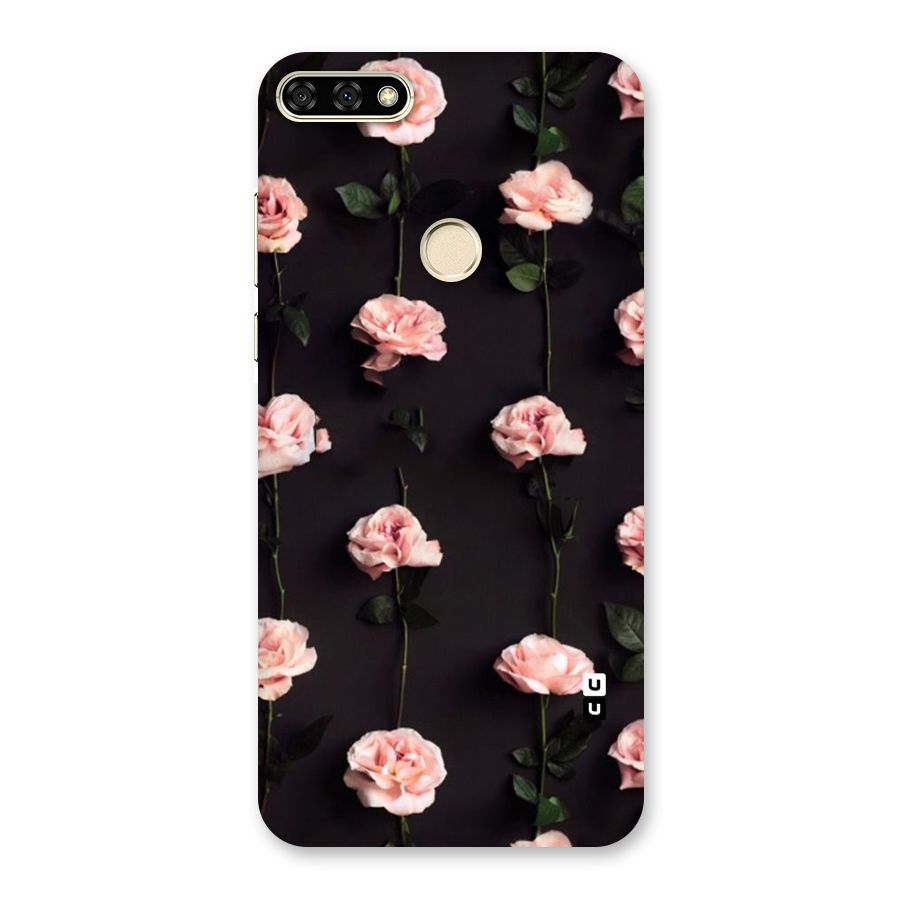 Pink Roses Back Case for Honor 7A