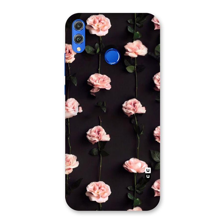Pink Roses Back Case for Honor 8X