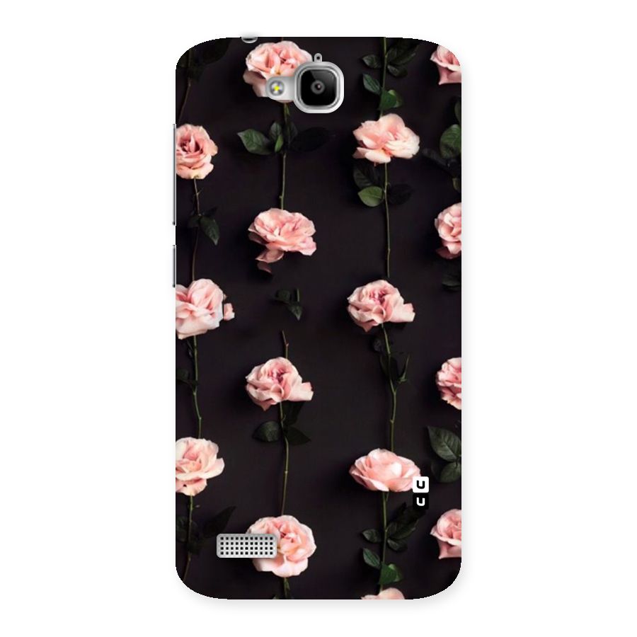 Pink Roses Back Case for Honor Holly