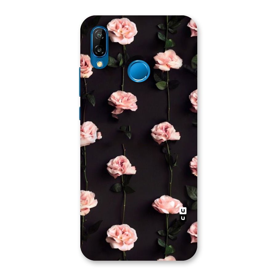 Pink Roses Back Case for Huawei P20 Lite