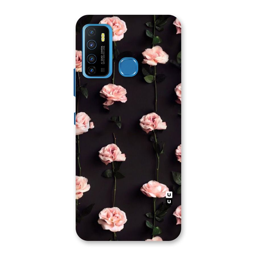 Pink Roses Back Case for Infinix Hot 9