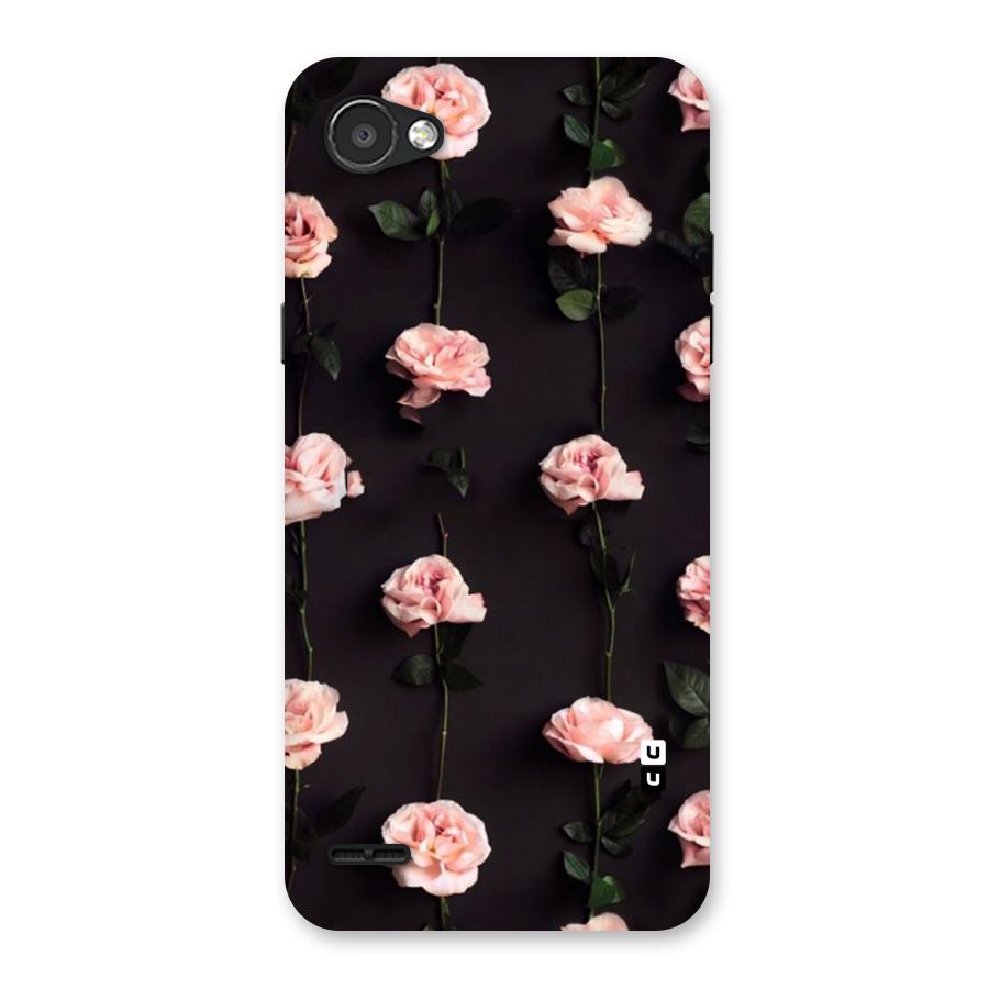 Pink Roses Back Case for LG Q6