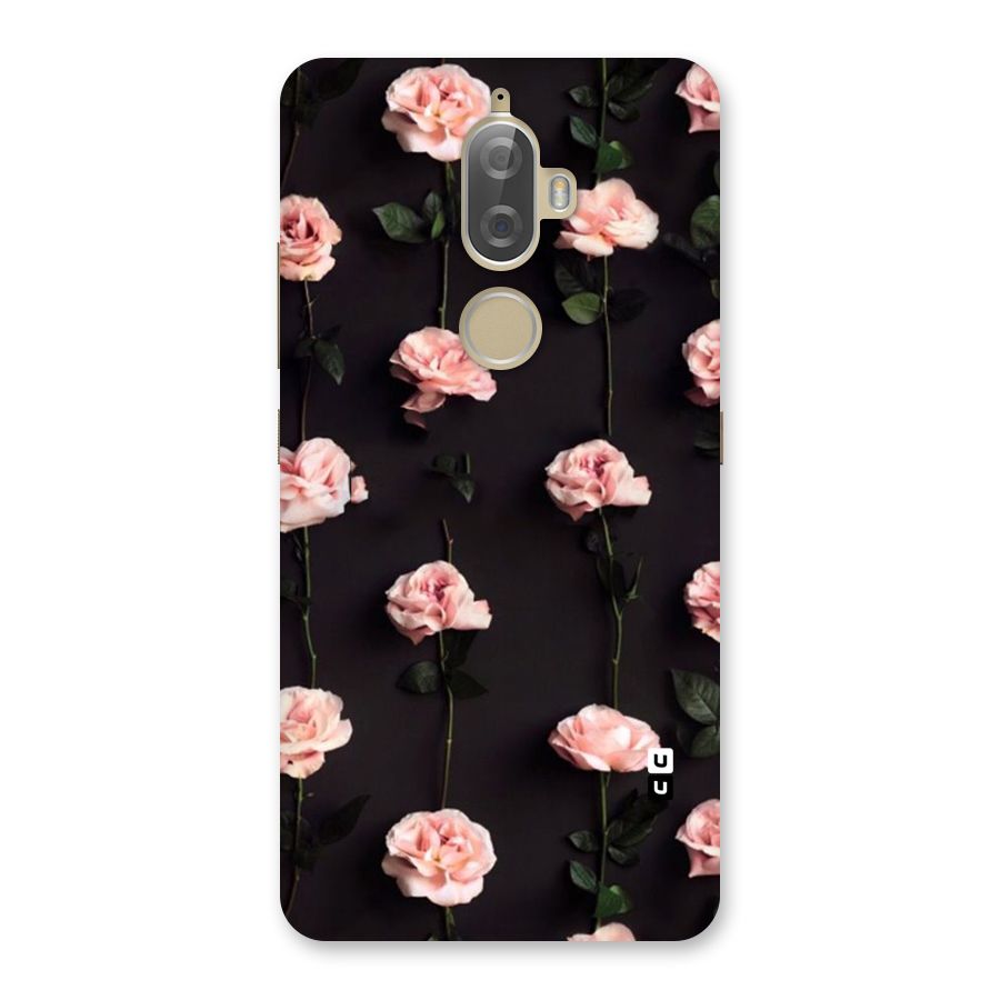 Pink Roses Back Case for Lenovo K8 Plus