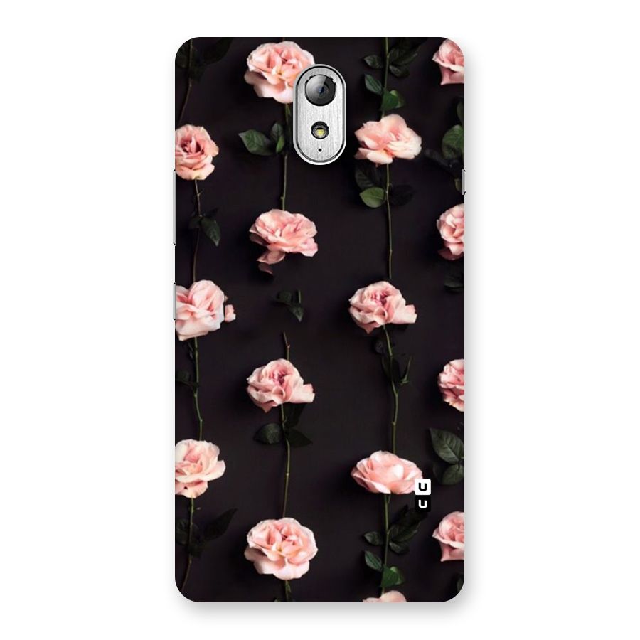 Pink Roses Back Case for Lenovo Vibe P1M