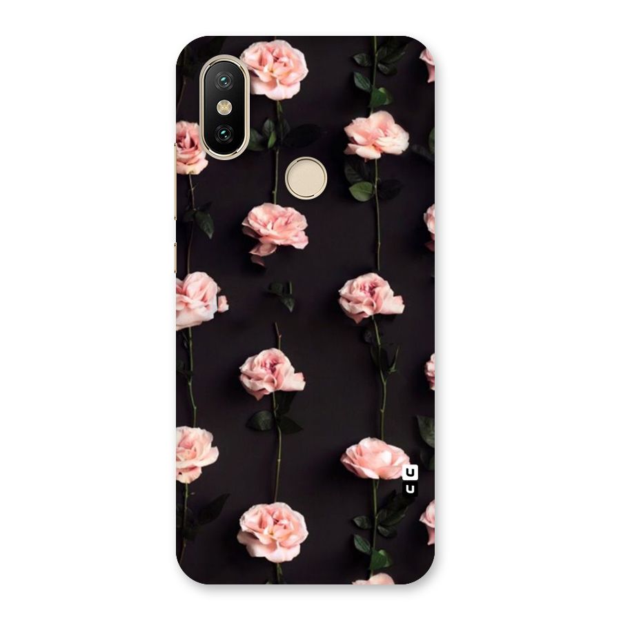 Pink Roses Back Case for Mi A2