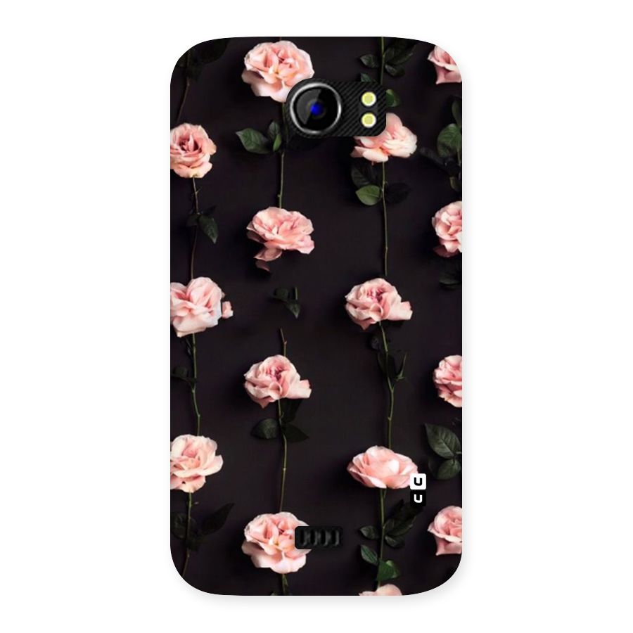 Pink Roses Back Case for Micromax Canvas 2 A110