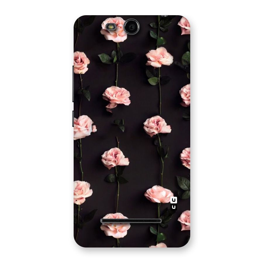 Pink Roses Back Case for Micromax Canvas Juice 3 Q392