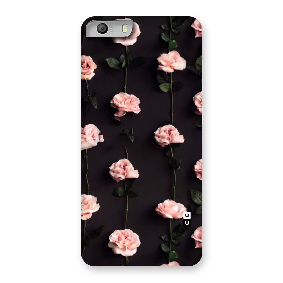 Pink Roses Back Case for Micromax Canvas Knight 2