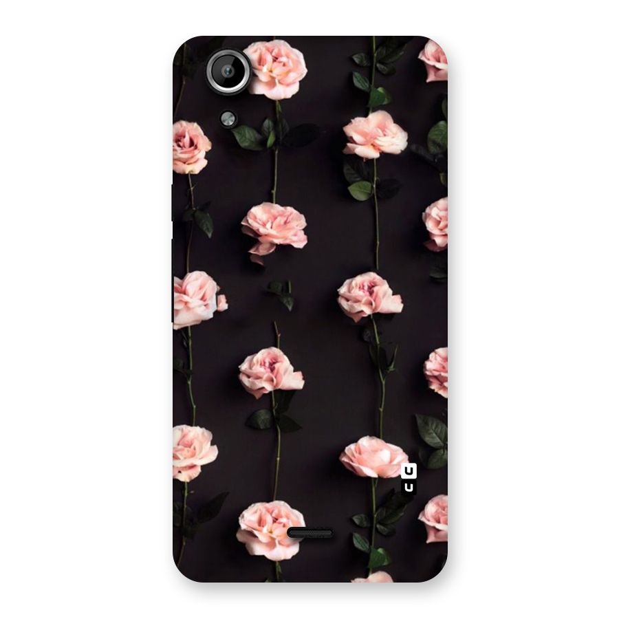 Pink Roses Back Case for Micromax Canvas Selfie Lens Q345