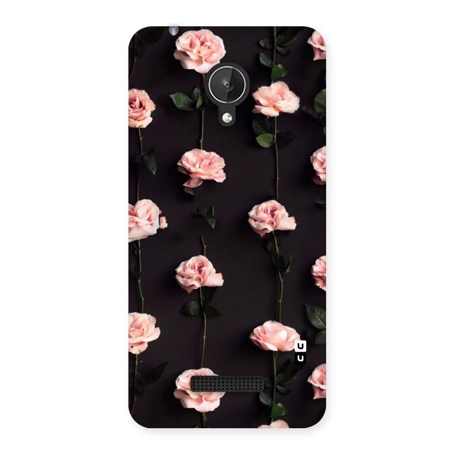 Pink Roses Back Case for Micromax Canvas Spark Q380