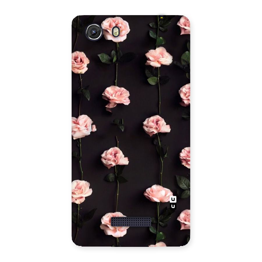 Pink Roses Back Case for Micromax Unite 3